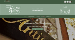 Desktop Screenshot of cornergallerylc.com